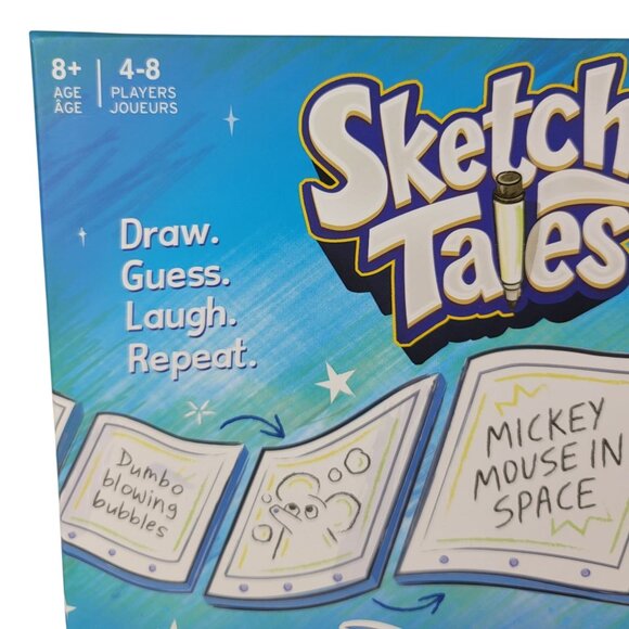 Sketchy Tales Disney Editi Family Game Age 8+ Draw Guess Describe 4+ Players NEW - Picture 2 of 8